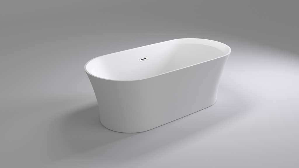 CADA FREESTANDING  HELIOS, MONTAJ LA PERETE, ACRIL, 170x80x58 CM