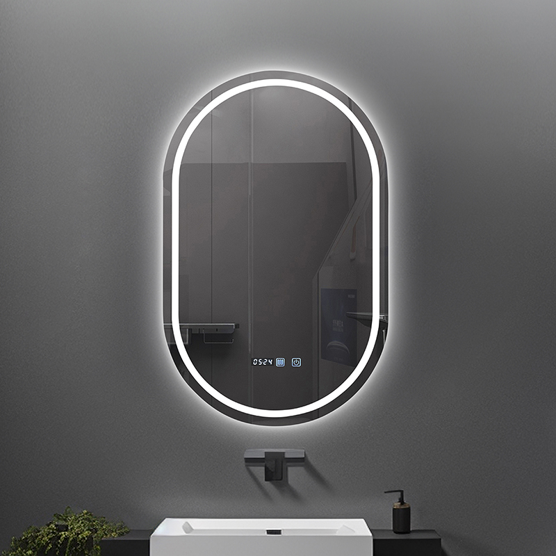 OGLINDA BAIE ATLANTIS, ILUMINARE LED 3 CULORI, 50X90 CM,DEZABURIRE, CEAS