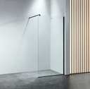 PARAVAN DUS  WALK IN INFINITY 600x2000 MM,PROFIL NEGRU MAT, STICLA SECURIZATA 8 MM,  NANOGLASS