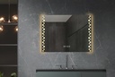 OGLINDA BAIE ATLANTIS ILUM LED 3 CULORI 80x60 CM FUNCTIE DEZAB INTRERUPATOR TOUCH