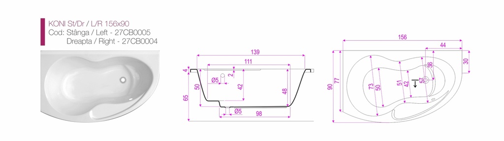 CADA DE COLT KONI 155X90 CM ST
