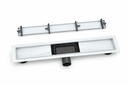 RIGOLA DUS REVERSIBILA NOVA, OTEL INOXIDABIL 1.2 MM, DEBIT HIGH FLOW 50 L/MIN, 50 CM, ALB
