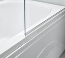 PARAVAN CADA (LxH)80x140CM STICLA SECURIZ 6MM TRAT NANOGLASS PROFIL CROM PORTPROSOP