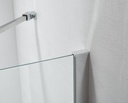 PARAVAN CADA (LxH)80x140CM STICLA SECURIZ 6MM TRAT NANOGLASS PROFIL CROM PORTPROSOP