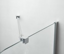 PARAVAN CADA (LxH)80x140CM STICLA SECURIZ 6MM TRAT NANOGLASS PROFIL CROM PORTPROSOP