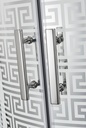 PARAVAN DUS MAZE 80X80 SEMIROTUND PROFIL CROM CULISARE GEAM 6 MM