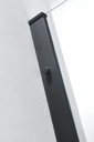 PARAVAN DUS WALK IN INFINITY 700x2000 MM,PROFIL NEGRU MAT, STICLA SECURIZATA 8 MM,  NANOGLASS