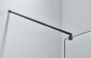 PARAVAN DUS WALK IN INFINITY 800x2000 MM, PROFIL NEGRU MAT, STICLA SECURIZATA 8 MM,  NANOGLASS