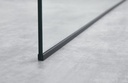 PARAVAN DUS WALK IN INFINITY 1000x2000 MM, PROFIL NEGRU MAT, STICLA SECURIZATA 8 MM,  NANOGLASS