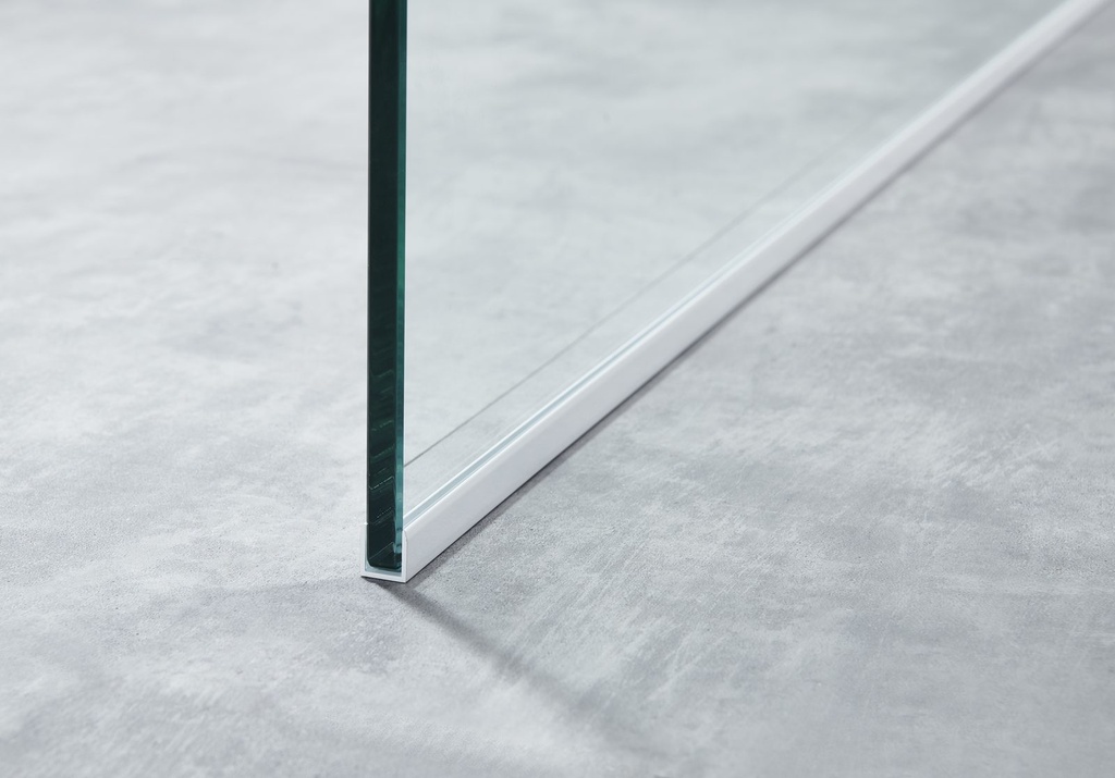 PARAVAN DUS WALK IN NOVA 600x2000 MM,PROFIL ALB, STICLA SECURIZATA 8 MM,  NANOGLASS