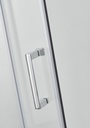 PARAVAN DUS CLEAR 110X70 DREPTUNGHIULAR PROFIL CROMAT CULISANT GEAM 6 MM