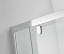 PARAVAN DUS CLEAR 90X70 DREPTUNGHIULAR PROFIL CROMAT USA BATANTA GEAM 6 MM
