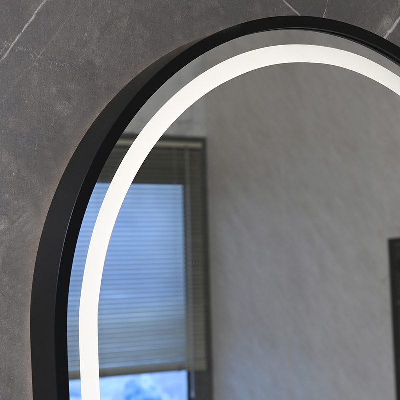 OGLINDA BAIE INFINITY ILUMINARE LED 3 CULORI 50X80 CM RAMA  AL NEAGRA, DEZABURIRE, CEAS