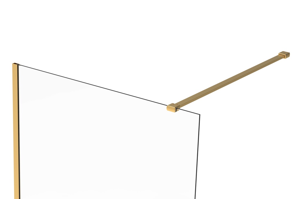 PARAVAN DUS WALK IN FORTUNA 1000x2000 MM PROFIL AURIU STICLA SECURIZ 8 MM TRAT NAN