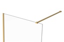 PARAVAN DUS WALK IN  FORTUNA 800x2000 MM PROFIL AURIU STICLA SECURIZ 8 MM TRAT NAN