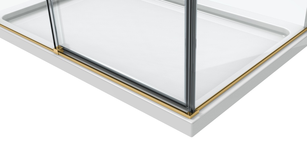 PARAVAN DUS FORTUNA PENTRU MONTAJ IN NISA 1000X1950X6MMPROFIL AURIUUSA CULIS GEAM 6 MM