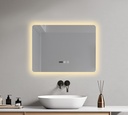 OGLINDA BAIE ATLANTIS,ILUM LED 3 CULORI,80x60 CM,FUNCTIE DEZAB,INTRERUPATOR TOUCH