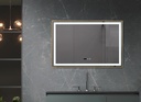 OGLINDA BAIE FORTUNA, ILUM LED 3 CULORI, 120X80 CM, RAMA AURIE FUNCT DEZAB, INTRERUP TOUCH,CEAS