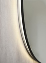 OGLINDA BAIE INFINITY REVERSIBILA,ILUM LED,60X85 CM,RAMA ALUMINIU SLIM NEAGRA,SENZOR MISCARE