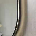 OGLINDA BAIE INFINITY REVERSIBILA,ILUM LED,60X85 CM,RAMA ALUMINIU SLIM NEAGRA,SENZOR MISCARE