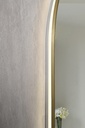 OGLINDA BAIE FORTUNA REVERSIBILA,ILUM LED, 60X85 CM,RAMA ALUMINIU SLIM AURIE,SENZOR MISCARE