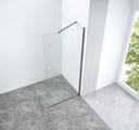PARAVAN DUS  WALK IN GRAPHITE 600x2000 MM,PROFIL GUN METAL, STICLA SECURIZATA 8 MM,  NANOGLASS