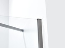 PARAVAN DUS WALK IN GRAPHITE 700x2000 MM,PROFIL GUN METAL, STICLA SECURIZATA 8 MM,  NANOGLASS