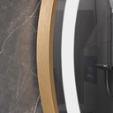OGLINDA BAIE FORTUNA ILUM LED 3 CULORI 50X70 CM RAMA AURIE FUNCTIE DEZAB INTRERUP.
