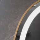 OGLINDA BAIE FORTUNA ILUM LED 3 CULORI 50X70 CM RAMA AURIE FUNCTIE DEZAB INTRERUP.