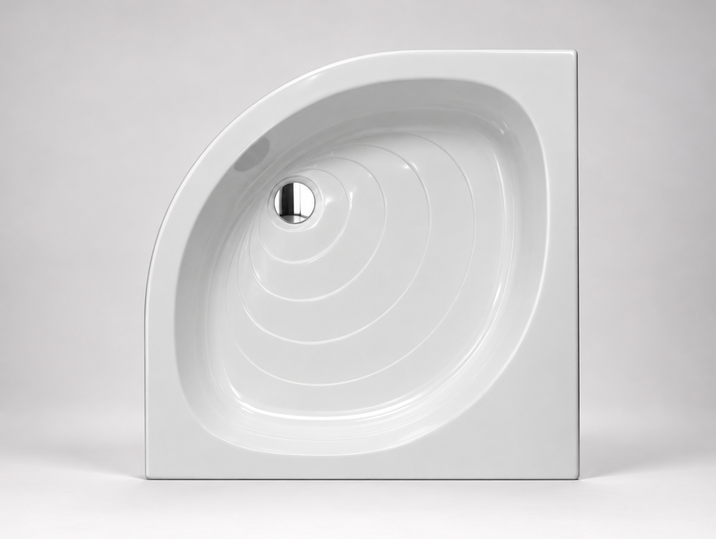 CADITA DUS 'ELIPSE' SEMIROTUNDA 90X90 CM