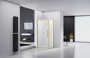 PARAVAN DUS FORTUNA 80X80X195 CM PATRAT PROFIL AURIU 1 USA BATA GEAM CLAR 6 MM TRATAT