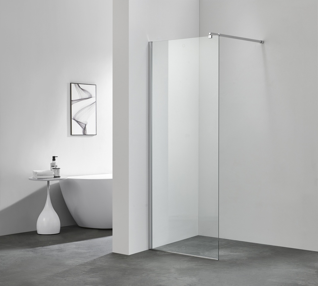PARAVAN DUS WALK IN ATLAS 700x2000 MM STICLA SECURIZATA 8 MM TRATAMENT NANOGLASS
