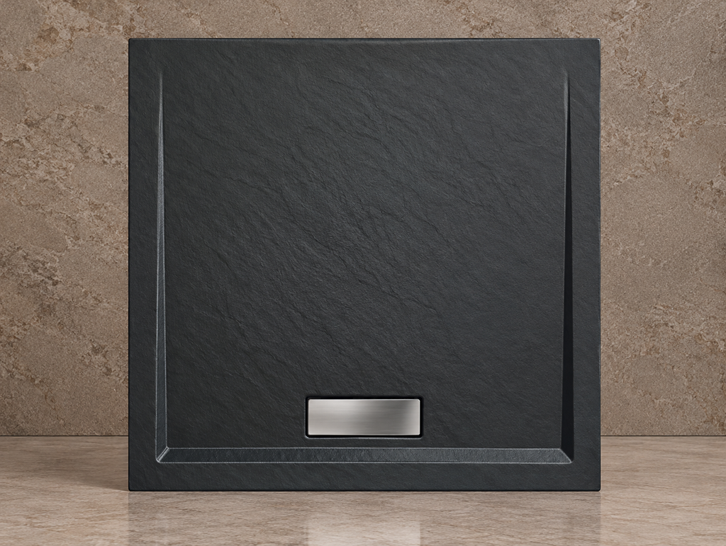 CADITA SLIM CELESTA BLACK PATRATA 80x80 CM