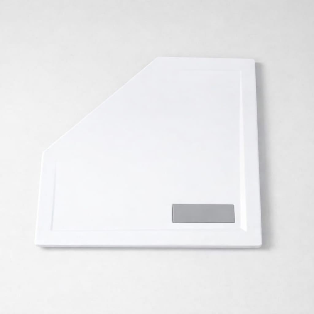 CADITA SLIM CELESTA WHITE PENTAGONALA 90x90 CM