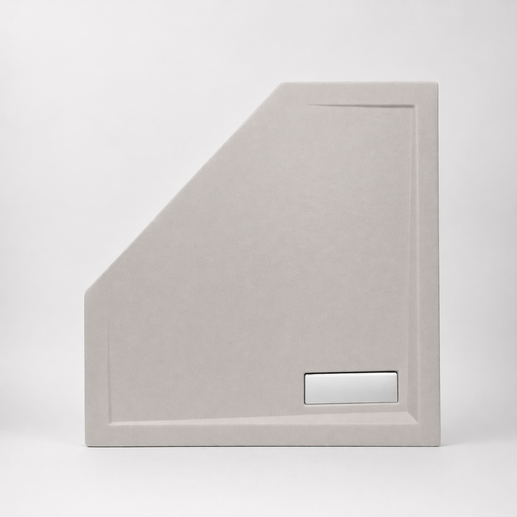 CADITA SLIM CELESTA GREY PENTAGONALA 90X90 CM