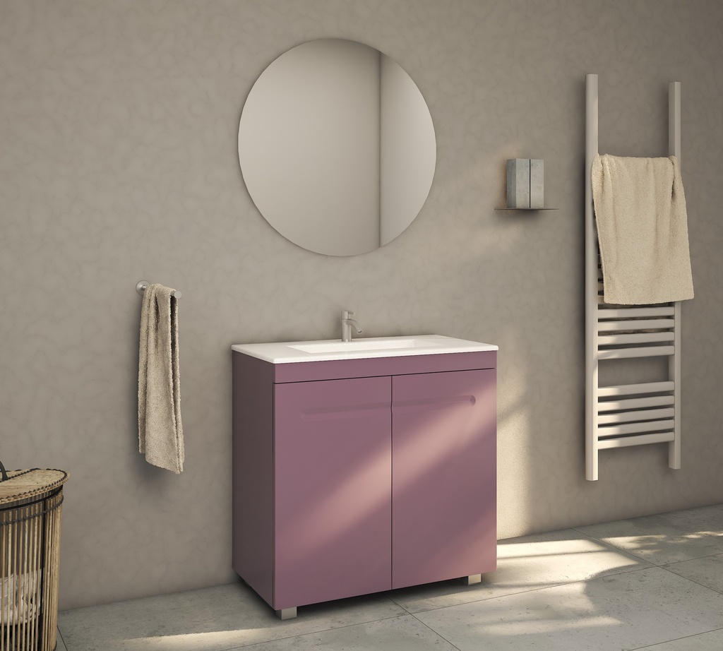 MOBILIER DE BAIE CU USI ATLANTIS 800 mm 7167 VIOLA
