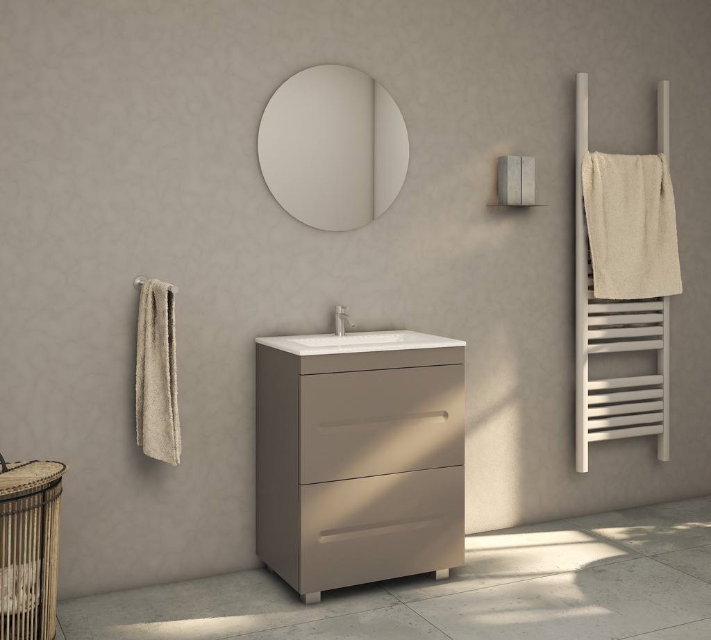 MOBILIER DE BAIE CU SERTARE ATLANTIS 600mm 6299 COBALT GREY
