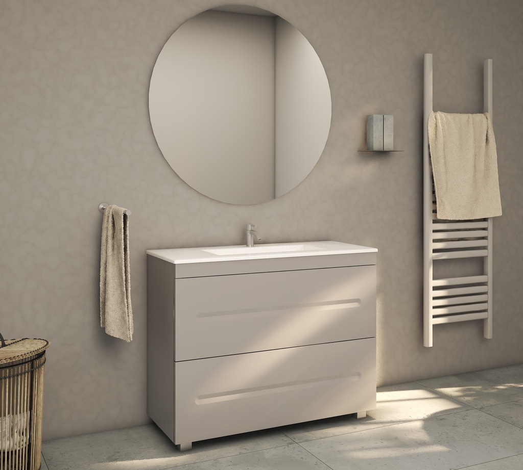 MOBILIER DE BAIE CU SERTARE ATLANTIS 1000mm 0171 SLATE GREY