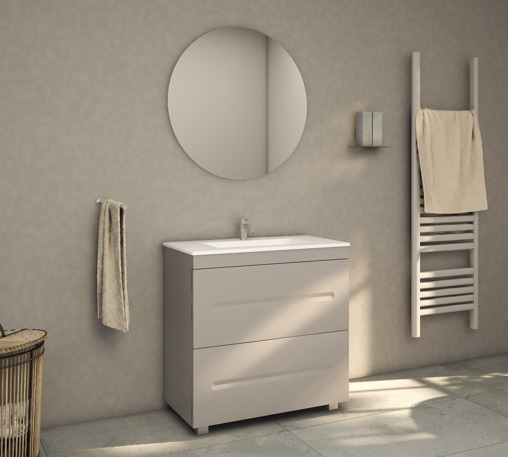 MOBILIER DE BAIE CU SERTARE ATLANTIS 800mm 0171 SLATE GREY