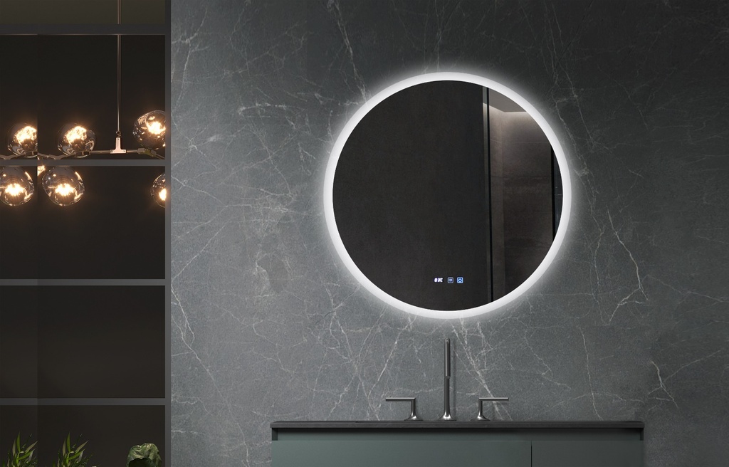 OGLINDA BAIE ATLANTIS ILUMINARE LED 80X80 CM
