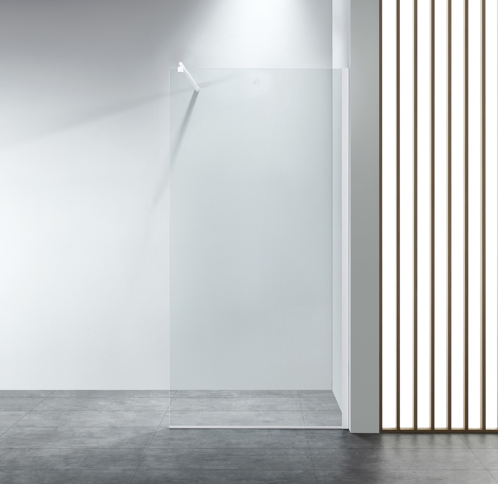 PARAVAN DUS WALK IN NOVA 1200x2000 MM, PROFIL ALB, STICLA SECURIZATA 8 MM,  NANOGLASS