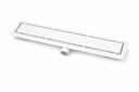 RIGOLA DUS REVERSIBILA NOVA, OTEL INOXIDABIL 1.2 MM, DEBIT HIGH FLOW 50 L/MIN, 50 CM, ALB