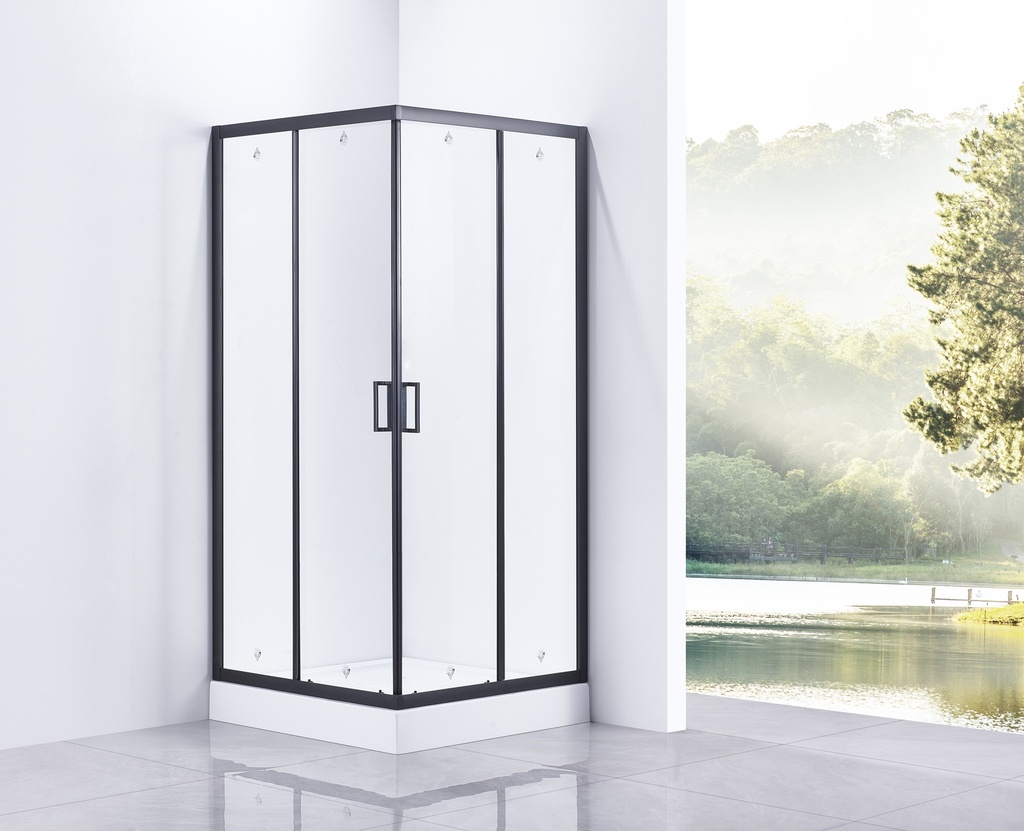 PARAVAN DUS INFINITY PATRAT 80X80X185 CM