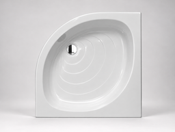 [27CB1037] CADITA DUS 'ELIPSE' SEMIROTUNDA 90X90 CM (PANOU SI SUPORT INCLUSE)