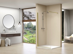 [27GL5003] PARAVAN DUS WALK IN  FORTUNA 800x2000 MM PROFIL AURIU STICLA SECURIZ 8 MM TRAT NAN