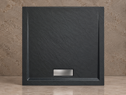 [27CD8031] CADITA SLIM CELESTA BLACK PATRATA 80x80 CM