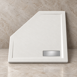 [27CD8091] CADITA SLIM CELESTA WHITE PENTAGONALA 80X80 CM