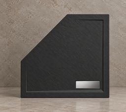 [27CD9081] CADITA SLIM CELESTA BLACK PENTAGONALA 90X90 CM