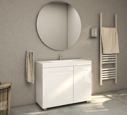 [25MB7010] MOBILIER DE BAIE CU USI ATLANTIS 1000mm 8681 BRILIANT WHITE