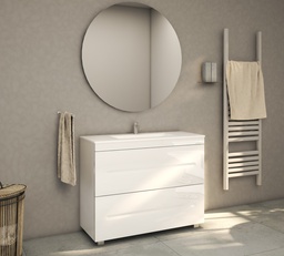 [25MB7017] MOBILIER DE BAIE CU SERTARE ATLANTIS 1000mm 8681 BRILIANT WHITE